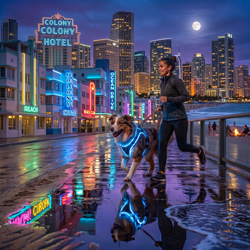 NovaTail Exclusive Rechargeable LED Dog Harness — Night Safety & Total Comfort
