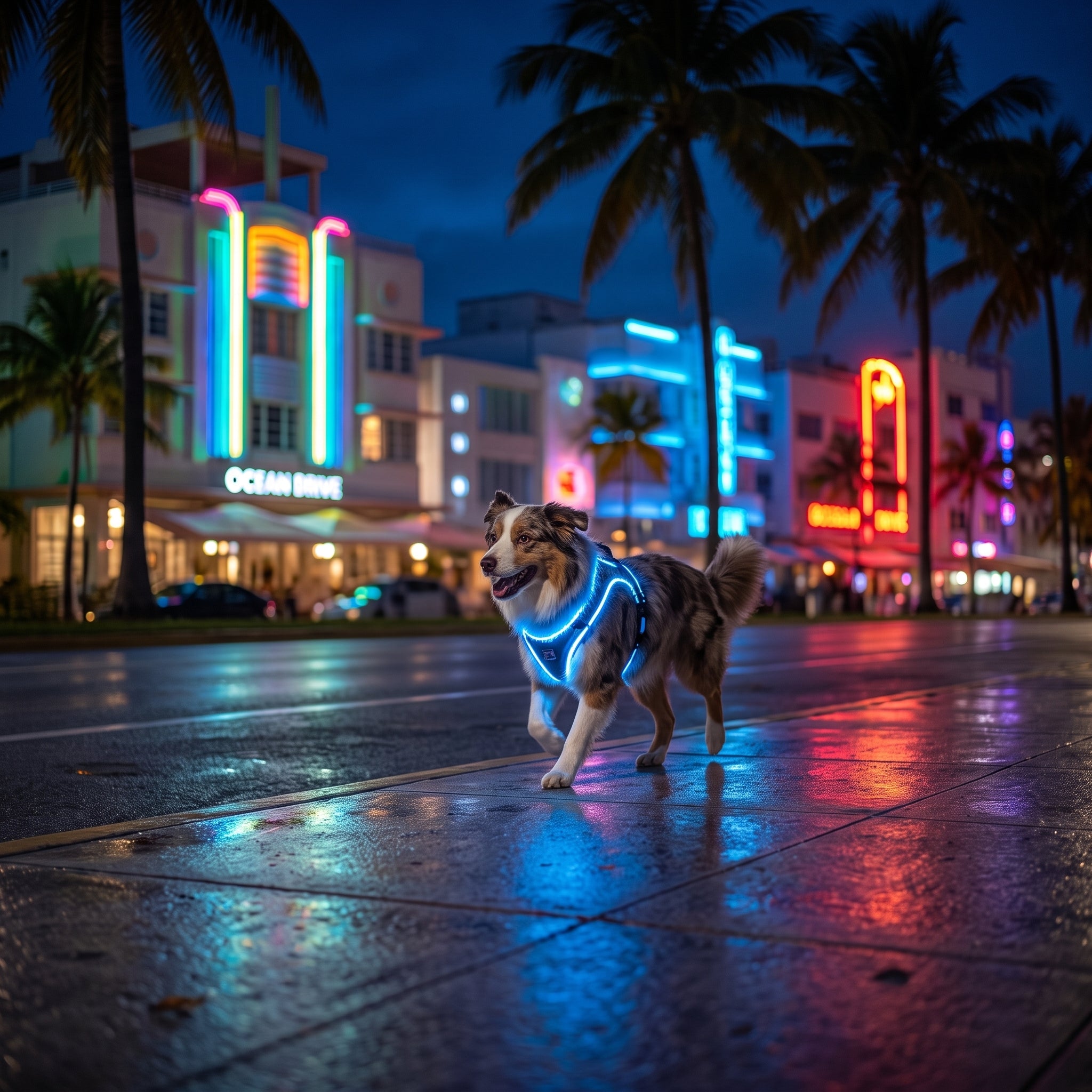NovaTail Exclusive Rechargeable LED Dog Harness — Night Safety & Total Comfort