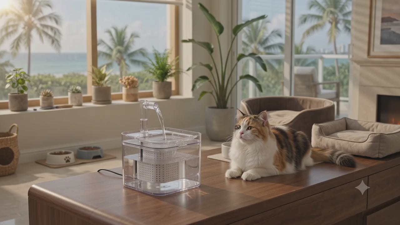 NovaTail Premium  Cat Water Fountain — Automatic Circulation & Silent Hydration for Cats