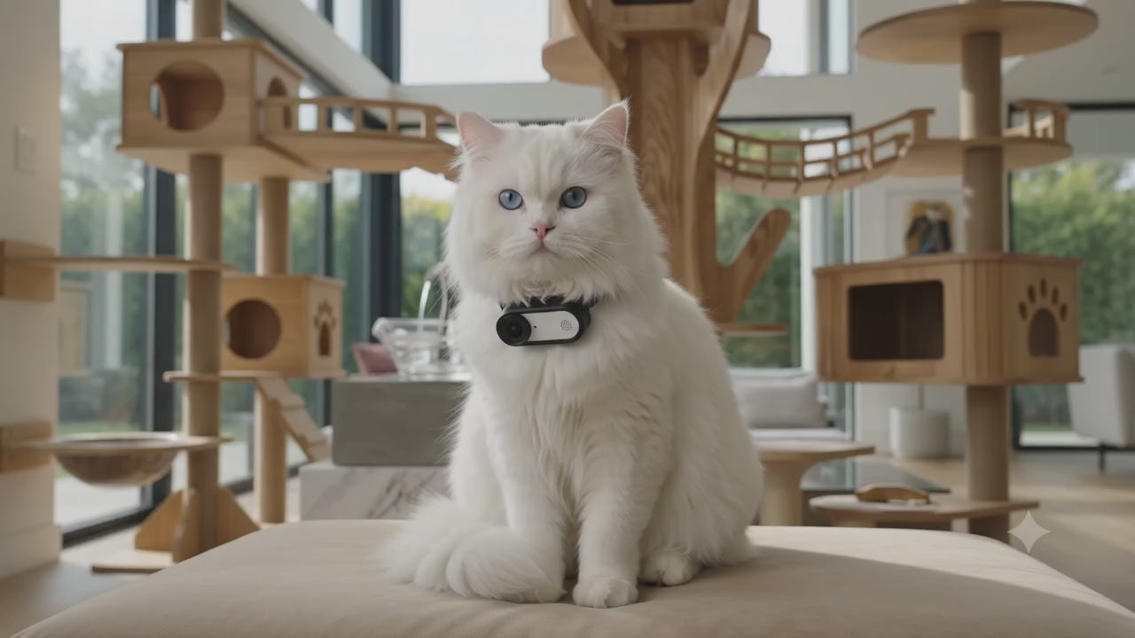 NovaTail Pet Exclusive  Collar Camera — See the World Through Your Pet's Eyes